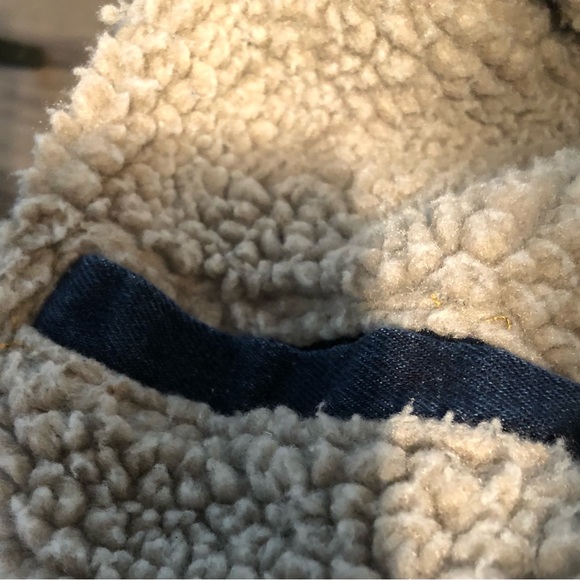 Wrangler Men’s Heavyweight Denim Blue Jean Jacket Gently Used Sized “L” Lined - Picture 6 of 14